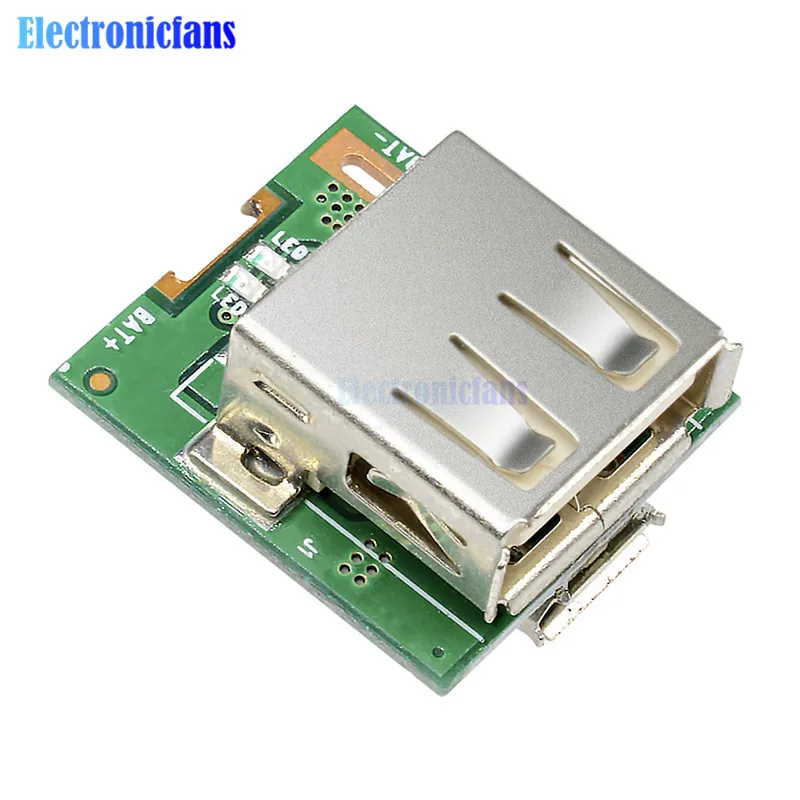 5Pcs 5V Step-Up Power Module Lithium Battery Charging Protection Board Boost Converter LED Display USB For DIY Charger