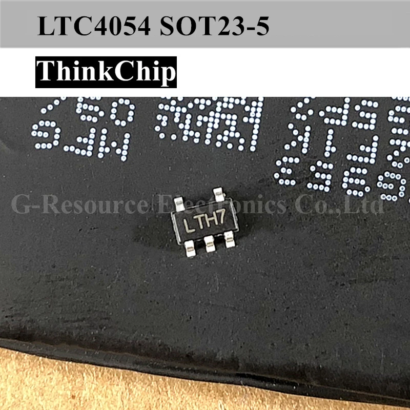 (100 pcs) LTC4054 4054 SOT23-5 For Battery Charger for 1 Cell of Li-Ion Li-Pol battery (Marking LTH7)