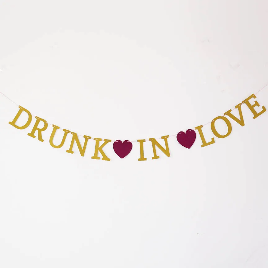 Drunk In Love Banner, Bachelorette Party, Stock The Bar Party, Wedding Bar Sign, Wedding Sign, Drunk In Love.