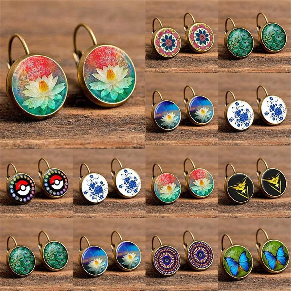 Fashion Vintage Earrings New Exquisite variety of patterns Ear Studs Women's Jewelry