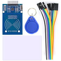 OPEN-SMART RC522 RFID Card Reader Module Kit with 8P Cable with S50 Card / Keychain for Arduino