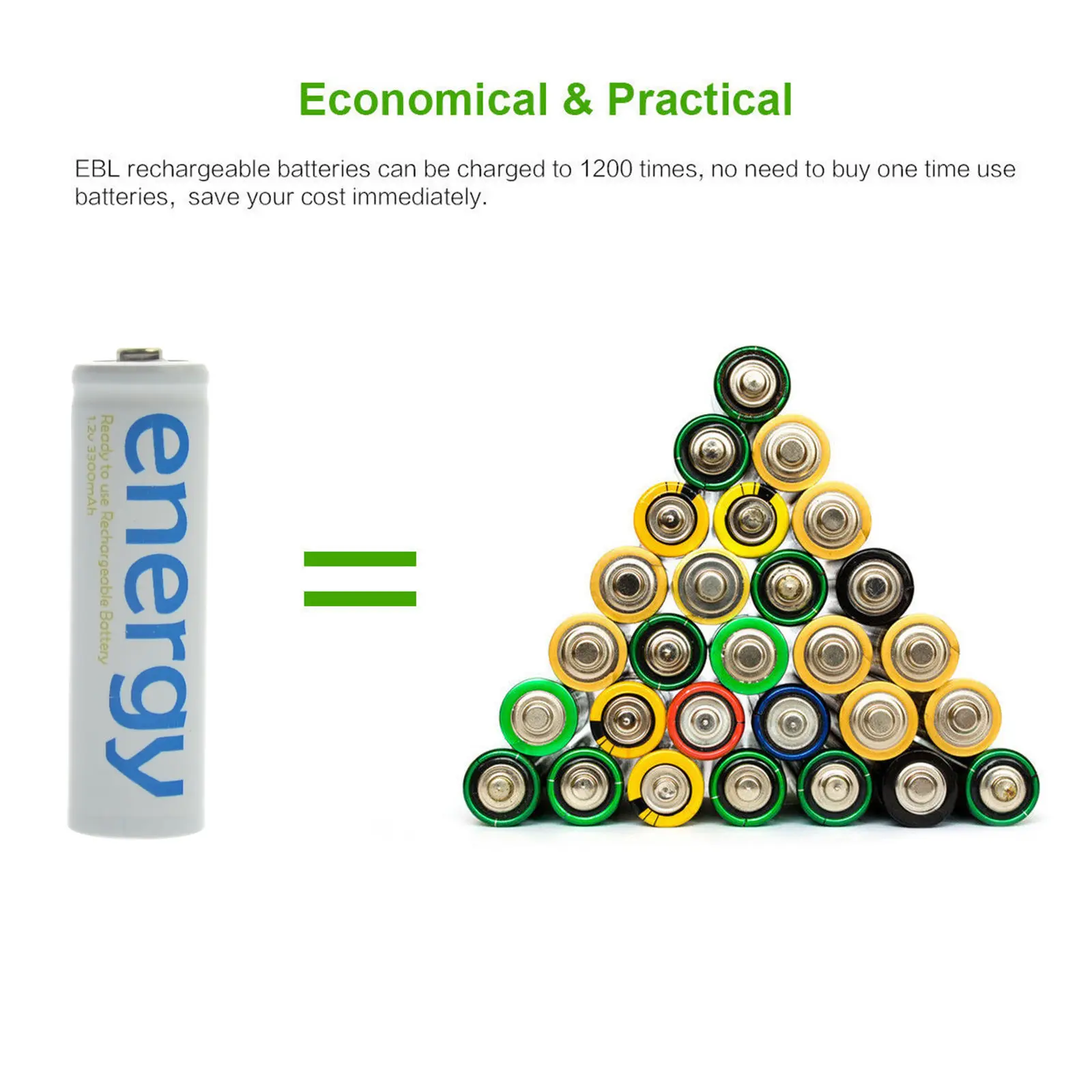 4/8/16/24/32/48/100 Viên 3300MAh 1.2V Ni-Mh AA pin Sạc Trắng 2A Năng Lượng Cho MP3 Tế Bào RC Cho Đèn Led Đèn Pin Đèn Pin Đồ Chơi