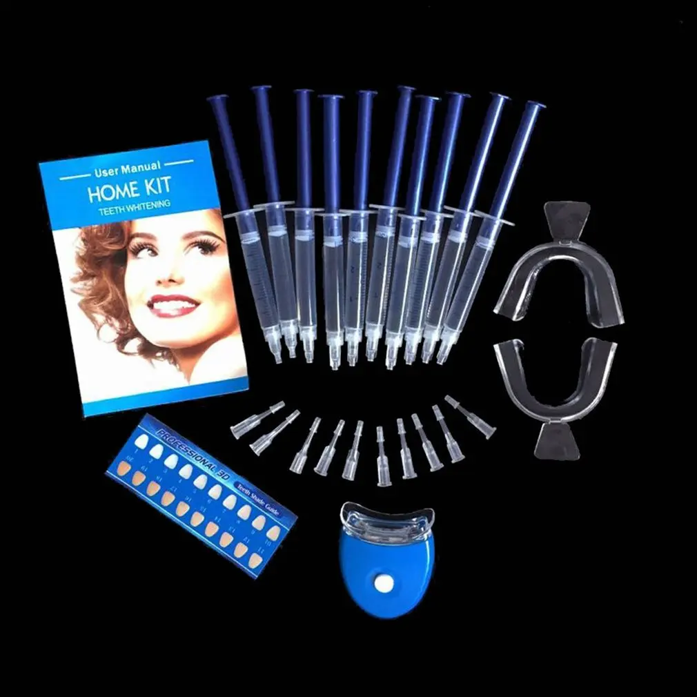 

10 Pieces Oral Whitening Gel Kit Professional White Teeth Tooth Whitening Whitener Bleaching System Home Kit Dental Equipment