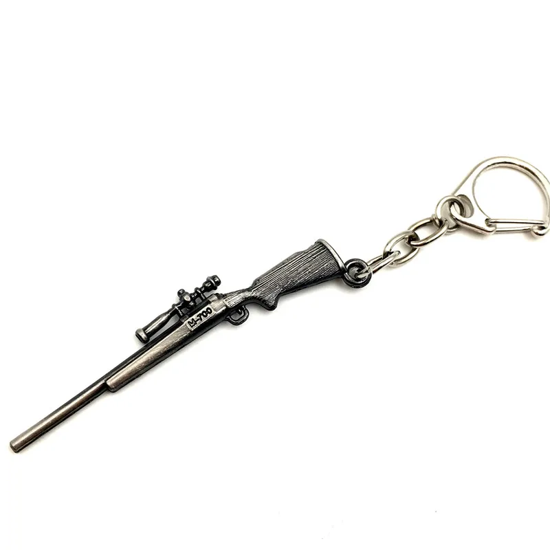 CSGO KeyChain AK47 M4A1 Mode Pendant Key Ring Chaveiro Key Holders For Game Souvenir Gift llaveros Size 6 cm