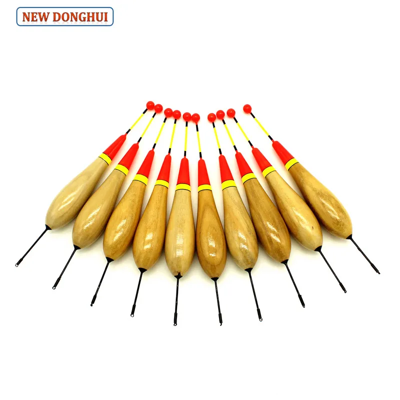 Newdonghui Fishing Floats paulownia Wood Bobber Floats Buoyancy 15G Long Tail Carp Fishing Accessories Wedkarstwo Karper 99002