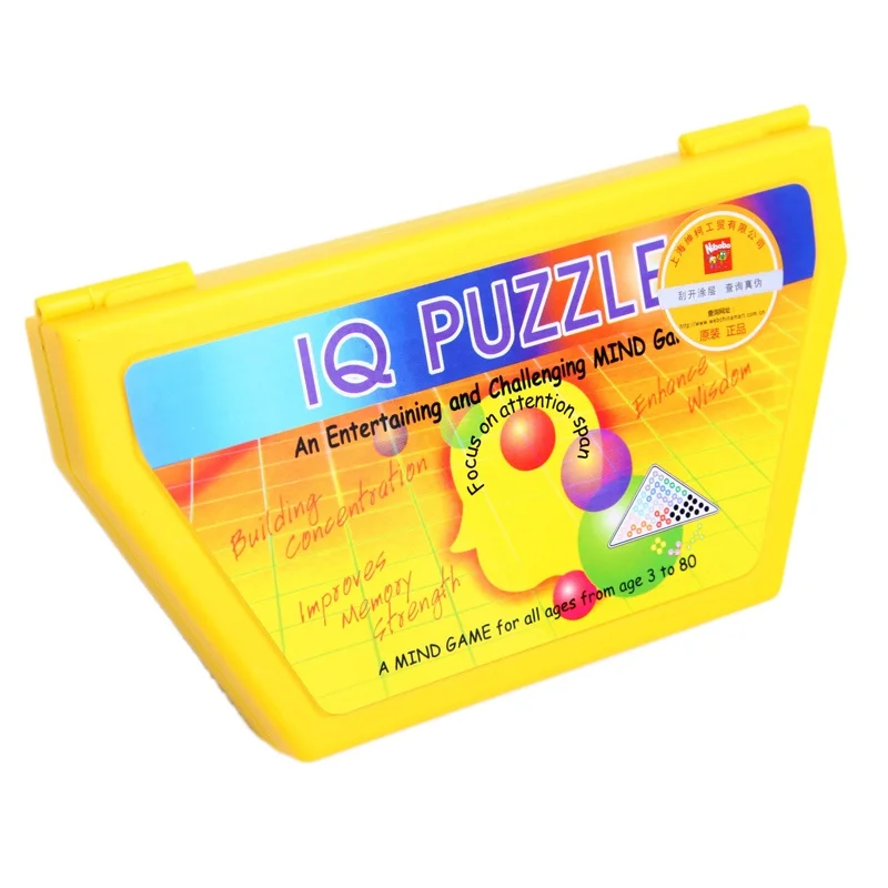 IQ Logic Pyramid Beads Puzzle 3D Mind Brain Teasers Kids Educational Game for Children Adults