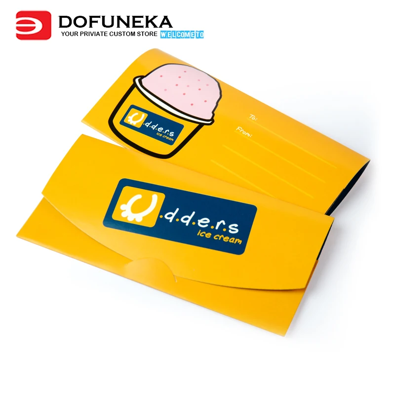 

250 g factory price customized art paper gift card envelope