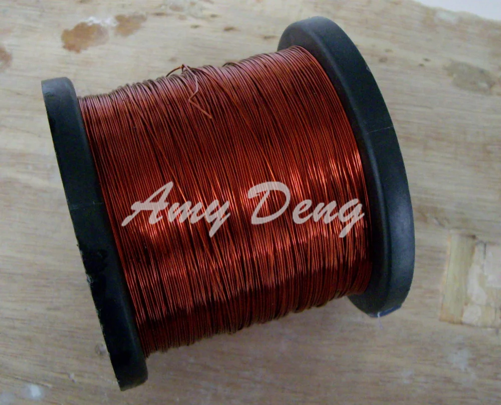 100 meters/lot  0.55 mm polyester qz-2-130 painted enamel covered copper wire for sale