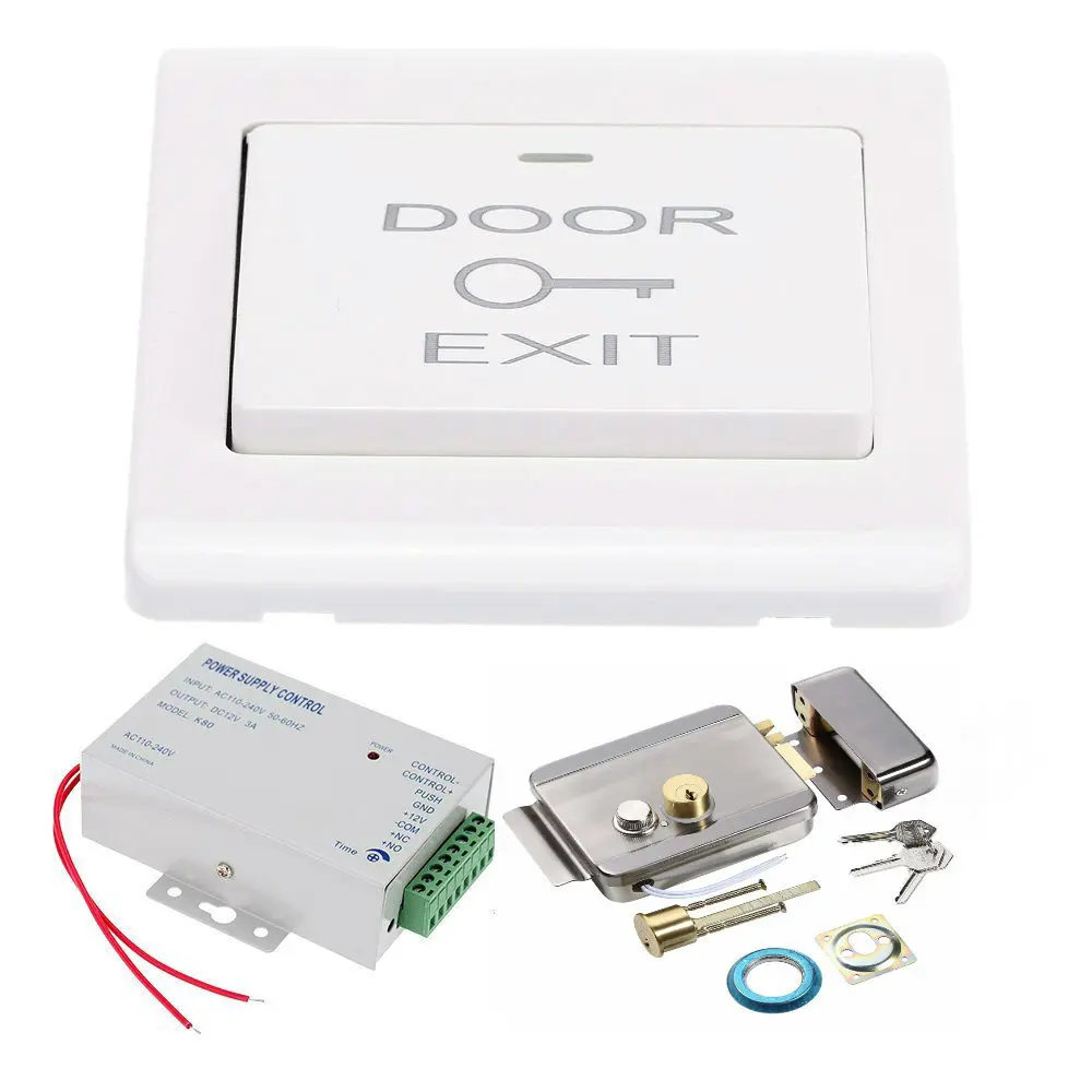 Electric Control Lock Electronic Magnetic Door Lock For 12V DC Access Control System Video Intercom Door Phone System