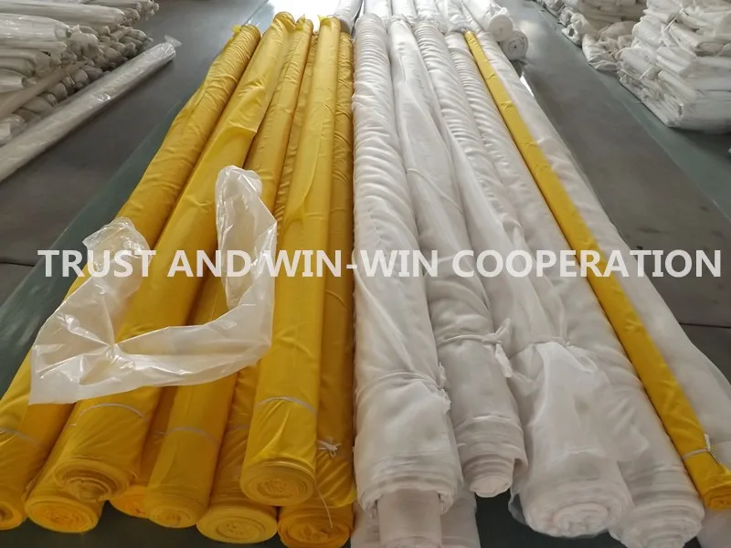 Free Shipping! Polyester Printing Mesh, 39T(100Mesh), 55um-White-50inch/127cm-50m