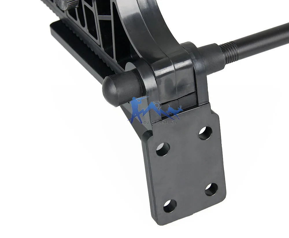 Airsoft Rifle Stand Black Color Display gun Bench Rest Wall Airguns Stand OS33-0179