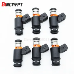 6pcs/lot Fuel injector for Volkswagen VW Golf Jetta EuroVan 2.8 V6 IWP022 805000348303 021906031D 021906031B FJ573