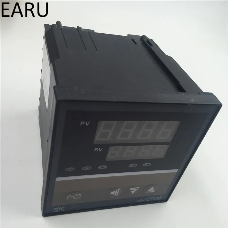 O Envio gratuito de Temperatura RKC PID Controlador REX-C900 SSR Saída de Relé de Entrada Multi-entrada Universal 96*96mm Termostato Regular