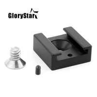 GloryStar Hot Shoe Adapter 1/4 Screw For DSLR Camera Cage Rig Microphone Studio Kit  Parts