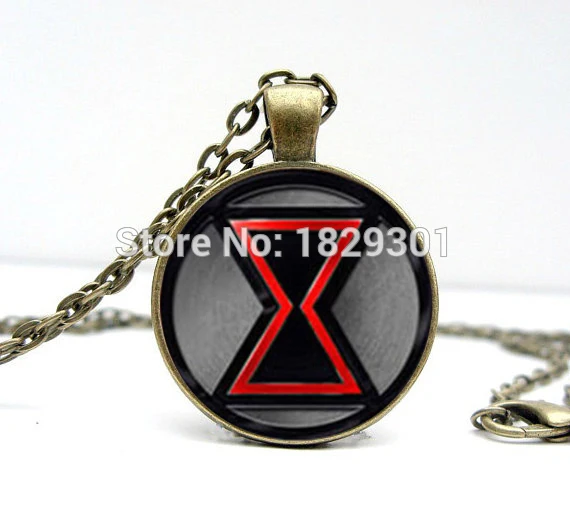 2017 New Emblem Necklace Women Pendant Novel Geometric Photo Jewelry Glass Cabochon Necklaces Link Chains HZ1