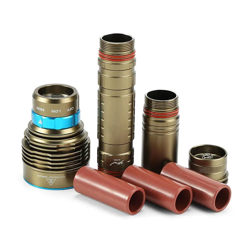 Uranusfire Diving Flashlight LED 7 XML T6 8000LM Underwater LED Torch Lamp Light Waterproof Tactical Flashlight lantern