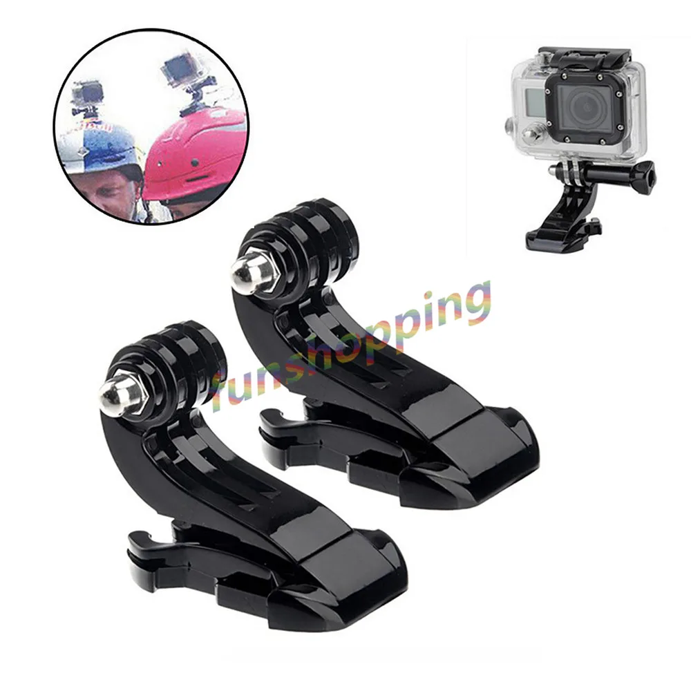 1/2/5 pcs Vertical Surface J-Hook Buckle Mount Adapter for Gopro Go pro HD Hero 12 11 10 9 8 7 for Xiaomi yi camera Accessories