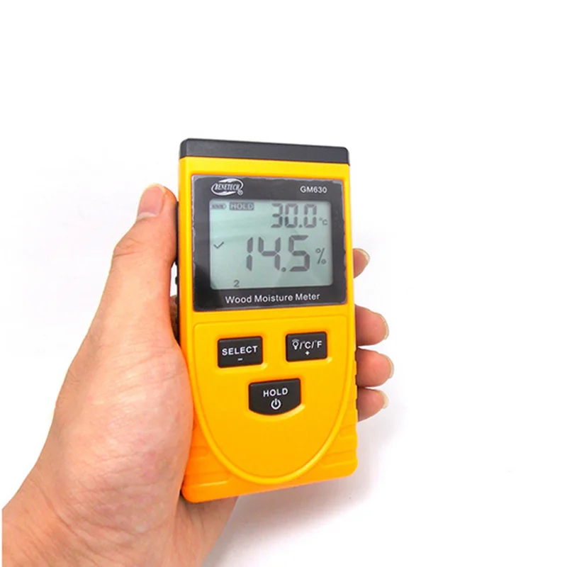 

Induction type wood moisture meter, hand digital wood board moisture content measuring instrument