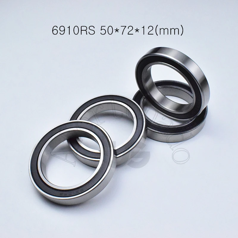 

Bearing 1pcs 6910RS 50*72*12(mm) free shipping chrome steel rubber Sealed High speed Mechanical equipment parts