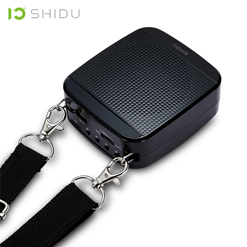 SHIDU Wired Portable Voice Amplifier USB Speaker Full Range Speakers Lautsprecher For Teachers Tour Guide Yoga Instructors S512