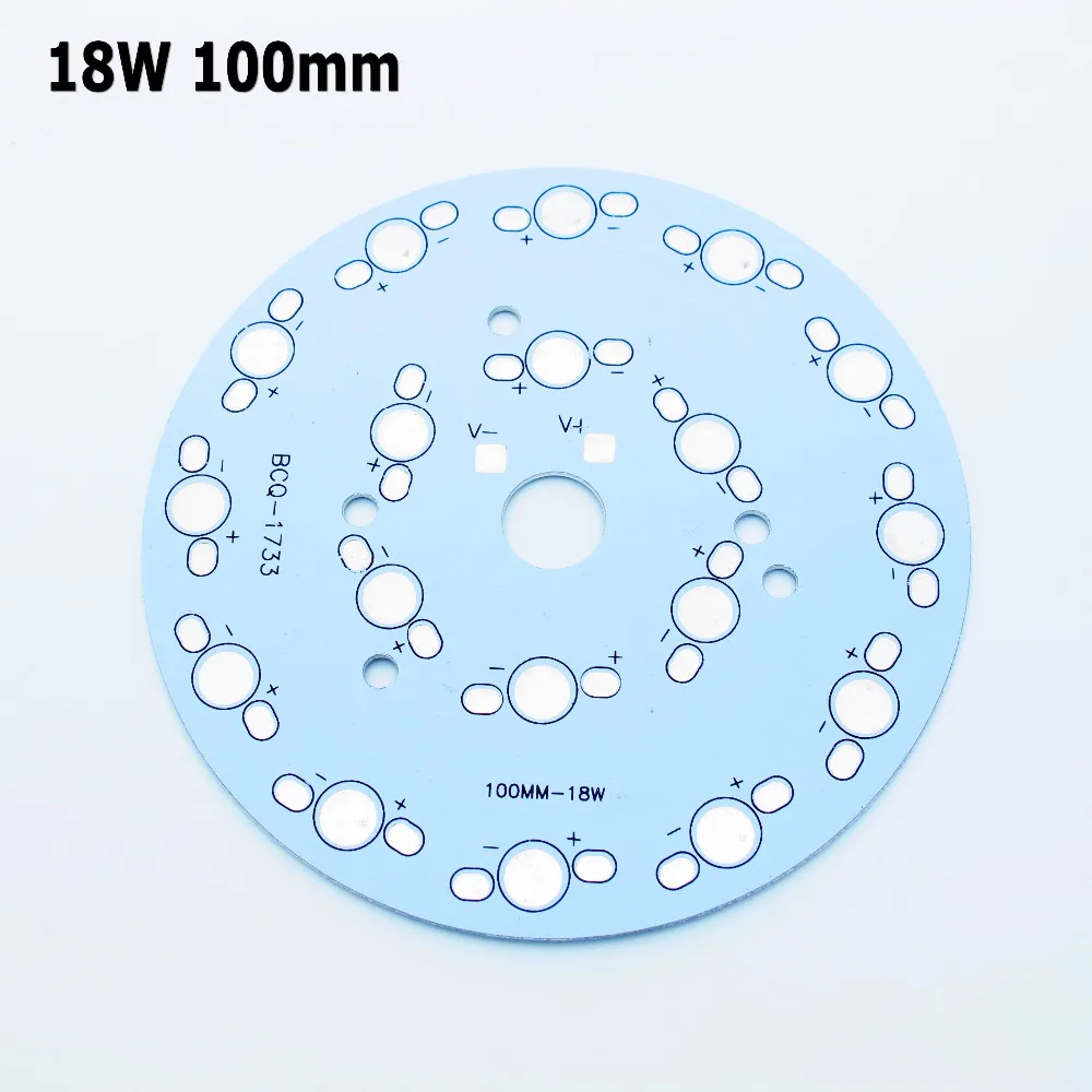 Wholesale LED Heat Sink Aluminum Base Plate 3W 4W 5W 7W 9W 12W 15W 18W LED PCB Board DIY for 1W High Power LED Bulb Chip