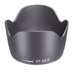 Lens Hood for Canon EF 75-300mm f/4.0-5.6 USM, II, II USM, III, III USM Lenses, Canon EF-S 55-250mm F/4-5.6 IS Lens ET-60 II