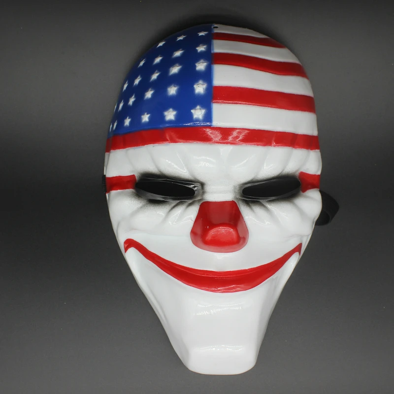 Hot Sale High Quality PVC Popular Game Payday 2 cosplay top grade mask For Halloween Dance Party Supplies