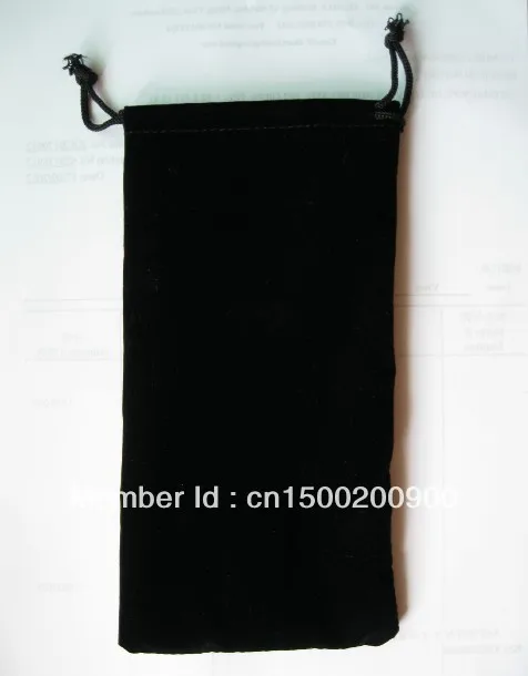 10*20cm/4*8inch black velvet bag/jewelry bag/gift bag