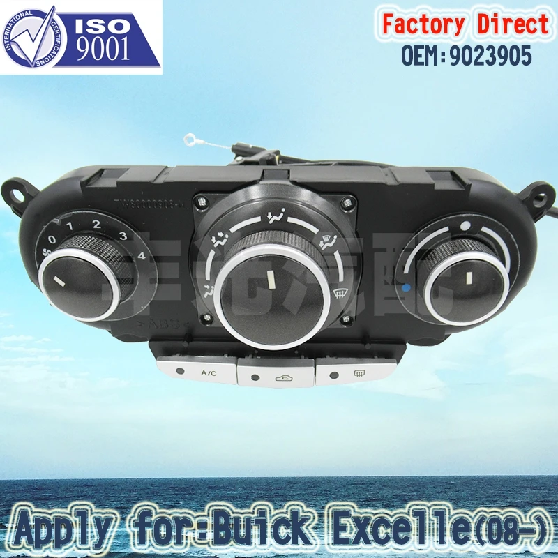 Factory Direct auto air condition control panel Switch 9023905 Apply for 08- GM-buick excelle