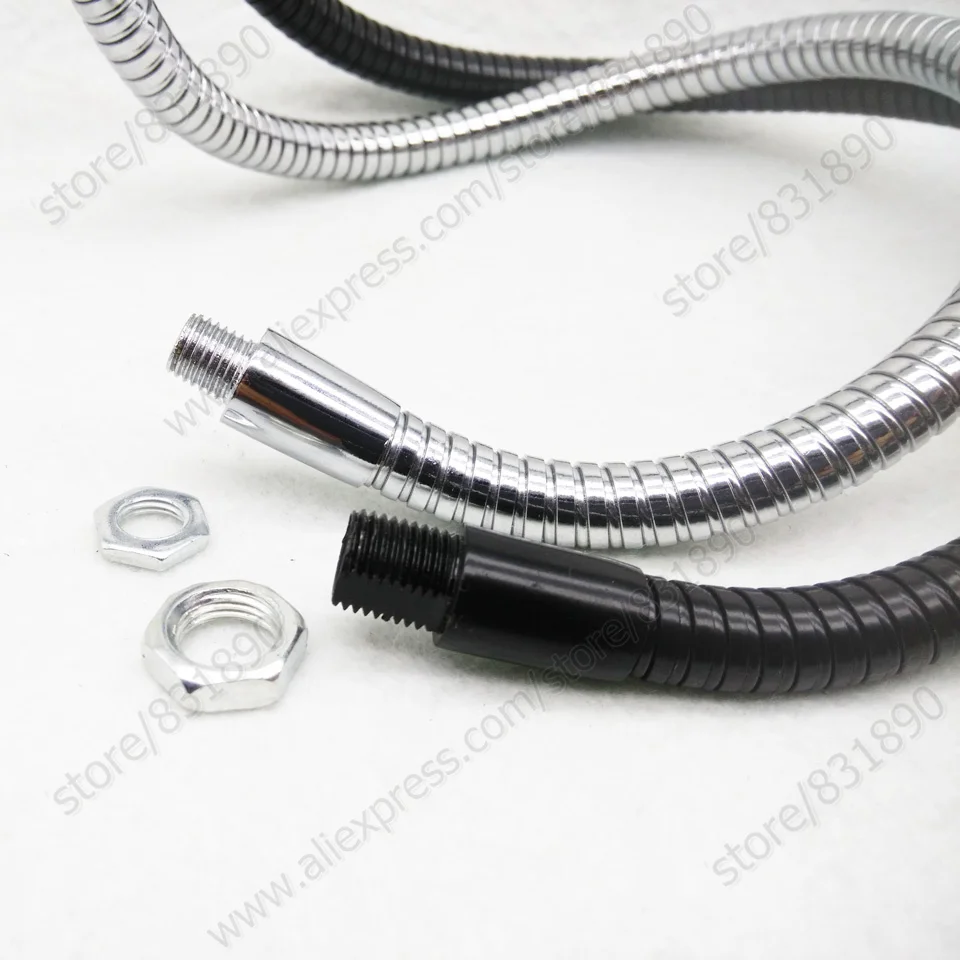LED  Gooseneck Table lamp Flexible holder LED soft hose lamps Dia11/13mm metal holder 25-40CM Out M10/M10 screw For Desk light