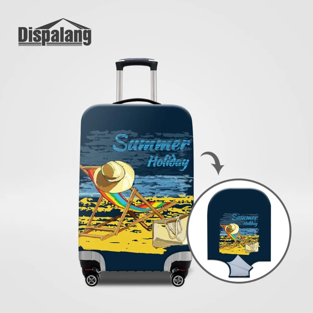 Dustproof Scratch Resistant Luggage Cover For 18-32 Inch Custom Logo Travel Suitcase Covers 4 Sizes Waterproof Trolley Case