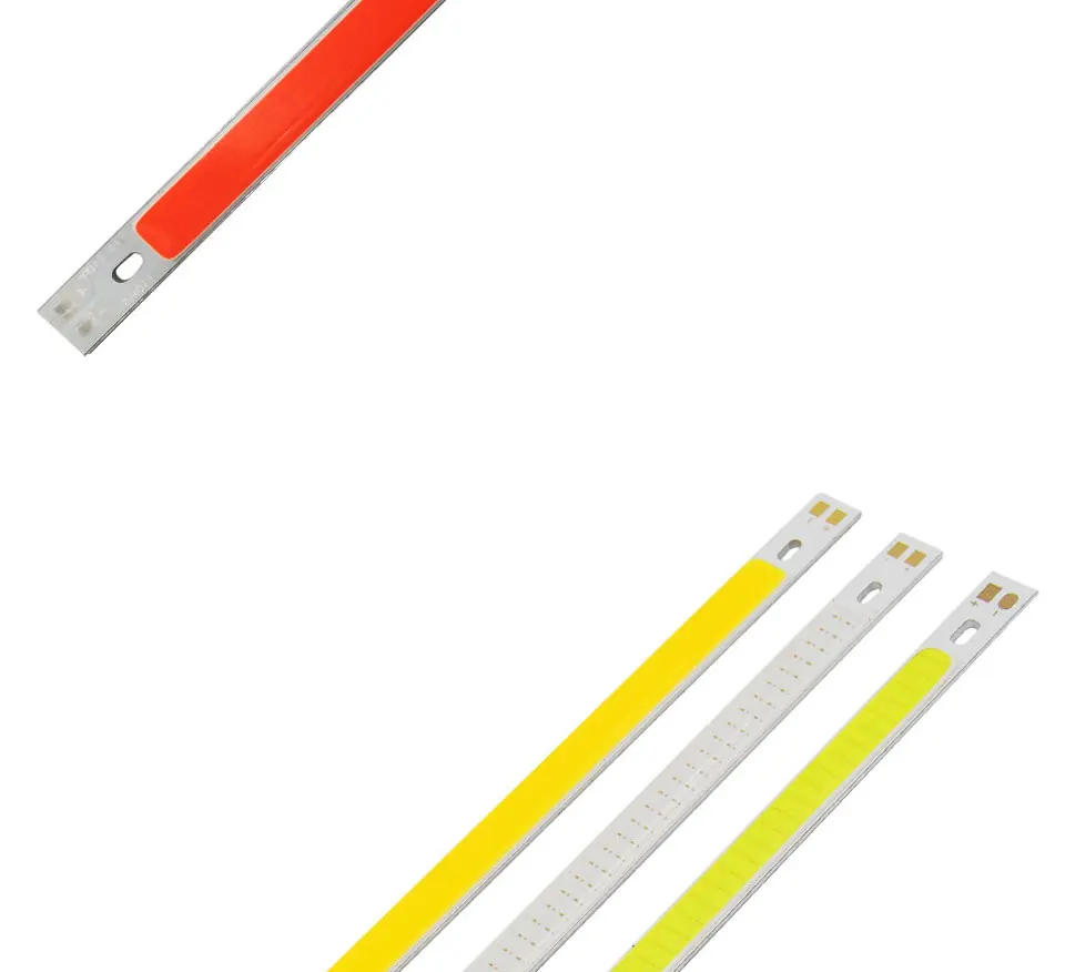 [Sumbulbs] 200 x 10 mm 0422 10 W LED-Licht COB-Streifenlampe DC 12–14 V 1000 lm grün gelb rot blau warmweiß reines weißes Balkenlicht – Detail 2