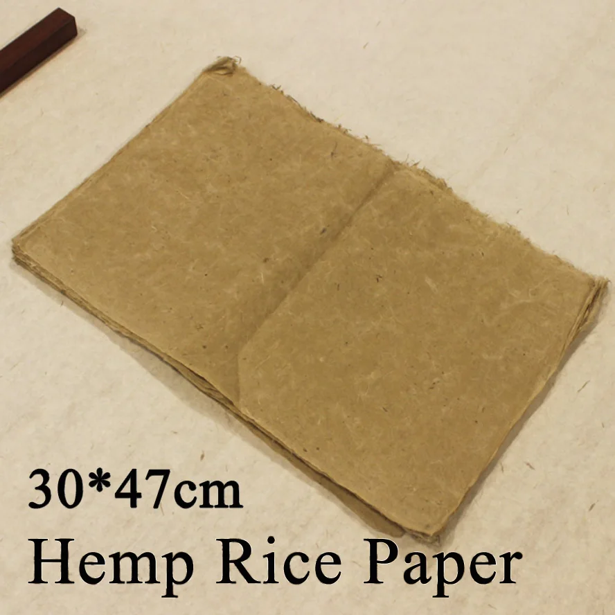 

Handmade Hemp Paper Chinese Painting Calligraphy Rice Paper Jute Paper Mao bian zhi Painting Supply