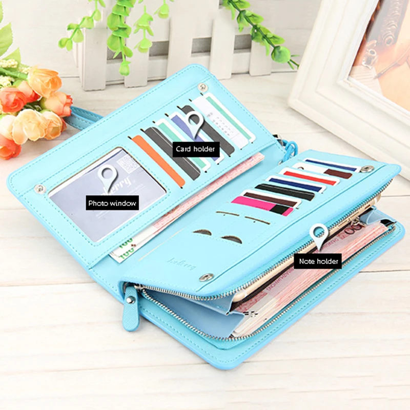 Fashion Women Wallet Zipper Top Quality Female Wallet Purse Multifunction Women's Purse Card Holder Money Bag Long Wallet