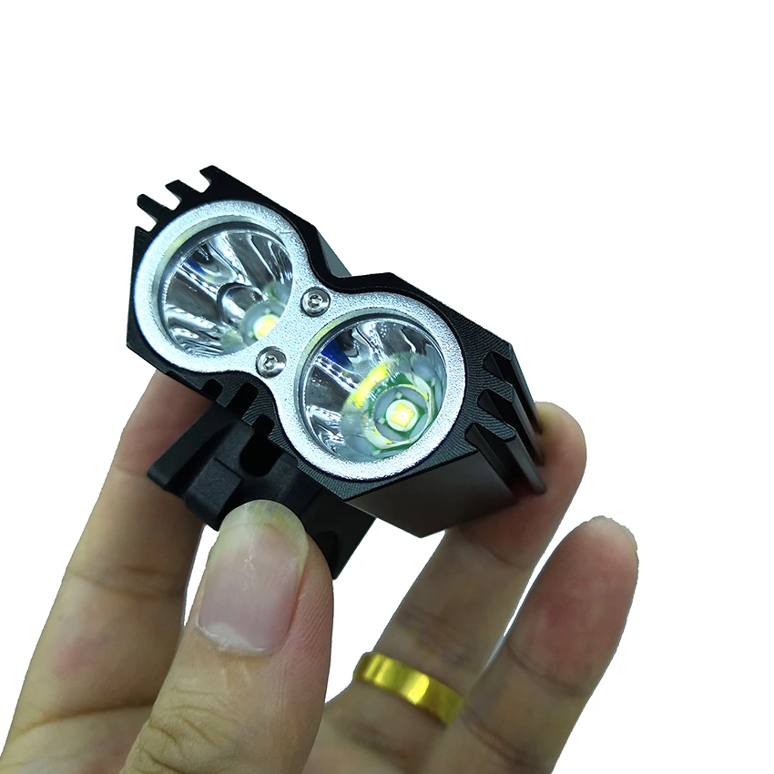 Powerful led lamp X2 XM-L T6 LED Rechargeable Waterproof 5000 lumen light Black Bicycle Mountain Bike Light+Tail Light+Charger B