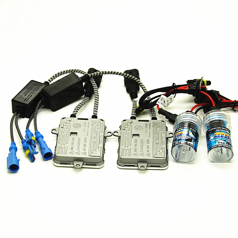 1 kit car xenon 55w 880 881 h7 h11 9005 9006 h1 h3 55w car hid xenon headlight for 12v auto xenon headlamp