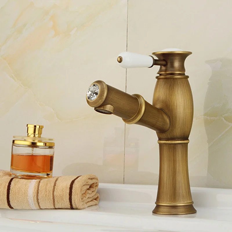 Imagem -03 - Cozinha Puxar para Fora tipo Torneira Mixer Ouro Rosa Todos os Dissipadores de Cobre Lavagem de Água Quente e Fria Torneira do Chuveiro do Vintage Ouro Cor da