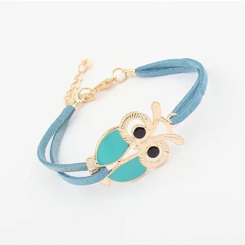 Doreenbeads 2018 Korean Fashion Owl Bracelets Bangles Pulseiras Ummer Vintage Lovely Style Woman Girl Jewelry Gift