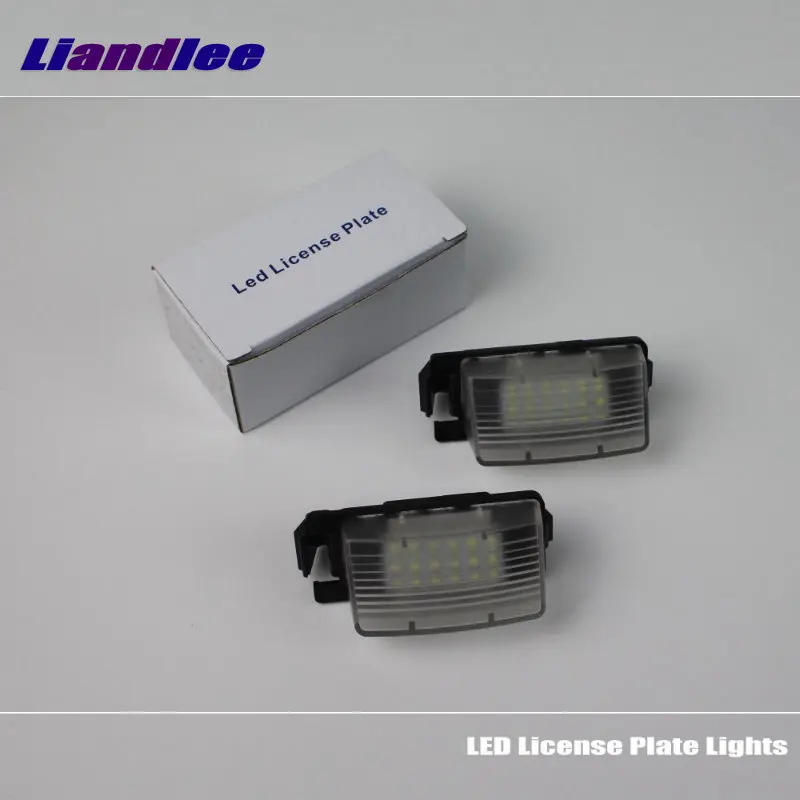 For Nissan Livina Grand/Pulsar Car License Plate Lights Auto Number Frame Lamp Bulb LED Accessories