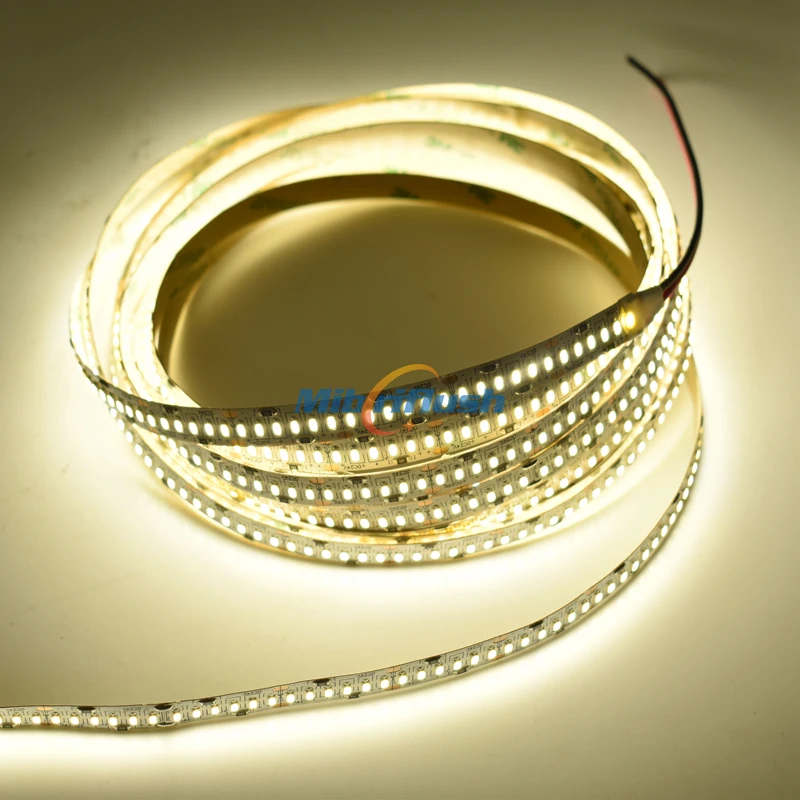 

12-14LM/led 24V 3014 SMD LED Strip 240leds/M 24W/M IP20 Non Waterproof White / Warm White Super Bright Flexible LED Tape 50M/lot