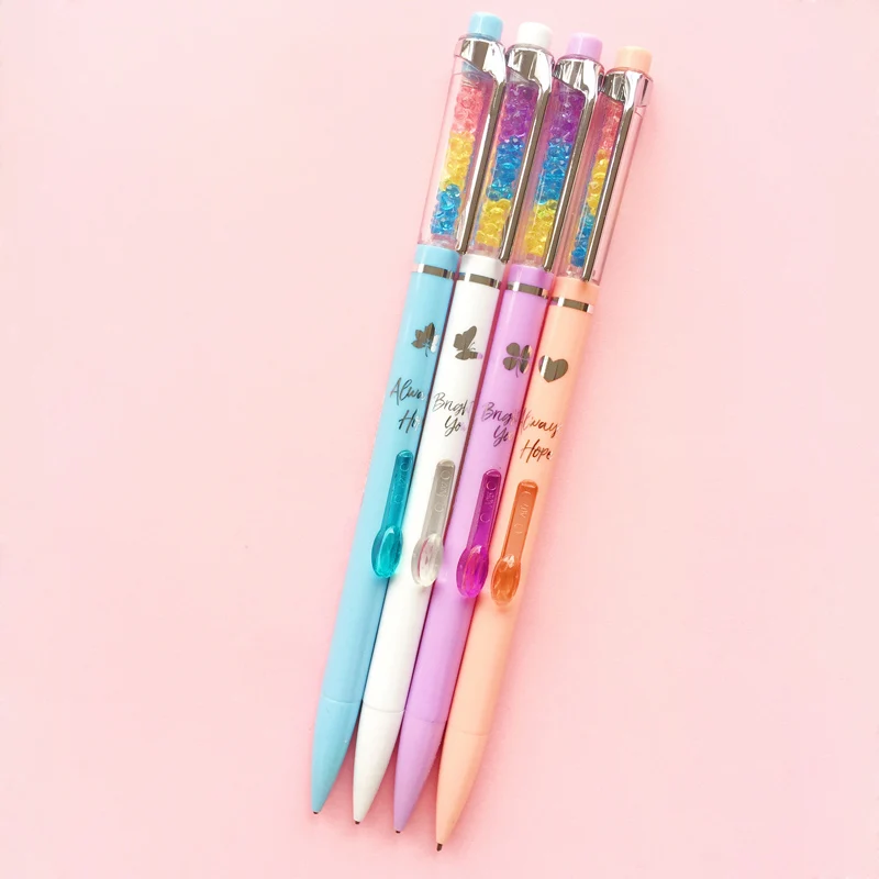 2X Elegant Rainbow Colorful Diamond Automatic Mechanical Pencil  0.7mm