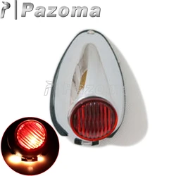 Chrome Motorcycle Sidecar Fender Mudguard Light Side Mount Indicator for BMW M1 M72 R12 R75 K750 Zundapp KS KS750 Ural Sidecar