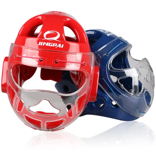 Imagen 1 del producto Protector de cabeza de cara completa casco de Karate casco de Taekwondo MMA Kick Boxing Protector de cabeza cascos de entrenamiento profesional