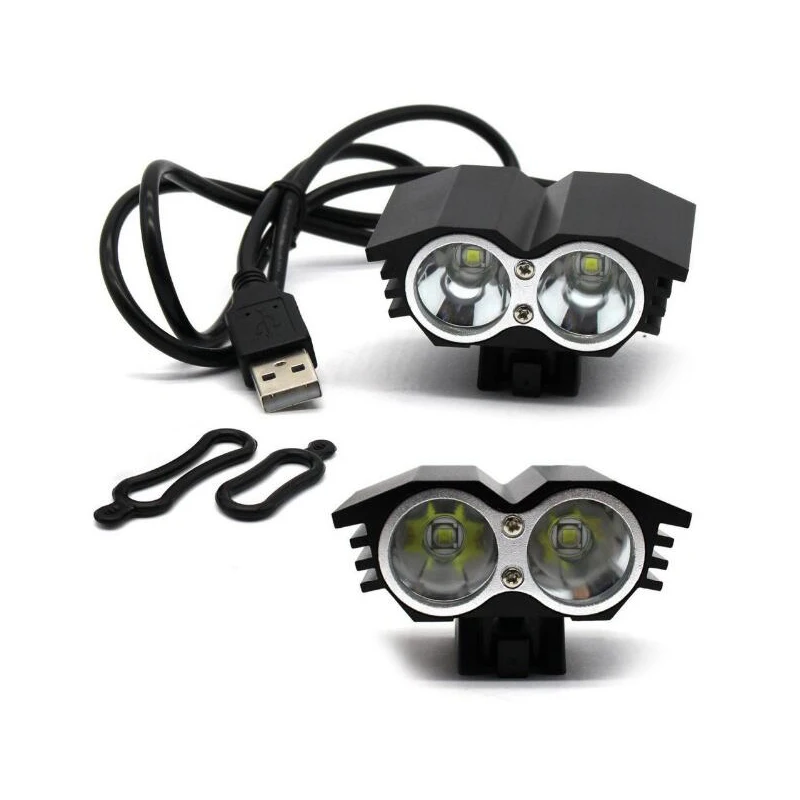 luces led bicicleta USB 5000lm XM-L T6 L2 LED Bycycle Light Head Lamp Bike Light Headlight Mountain Road Lamp Torch