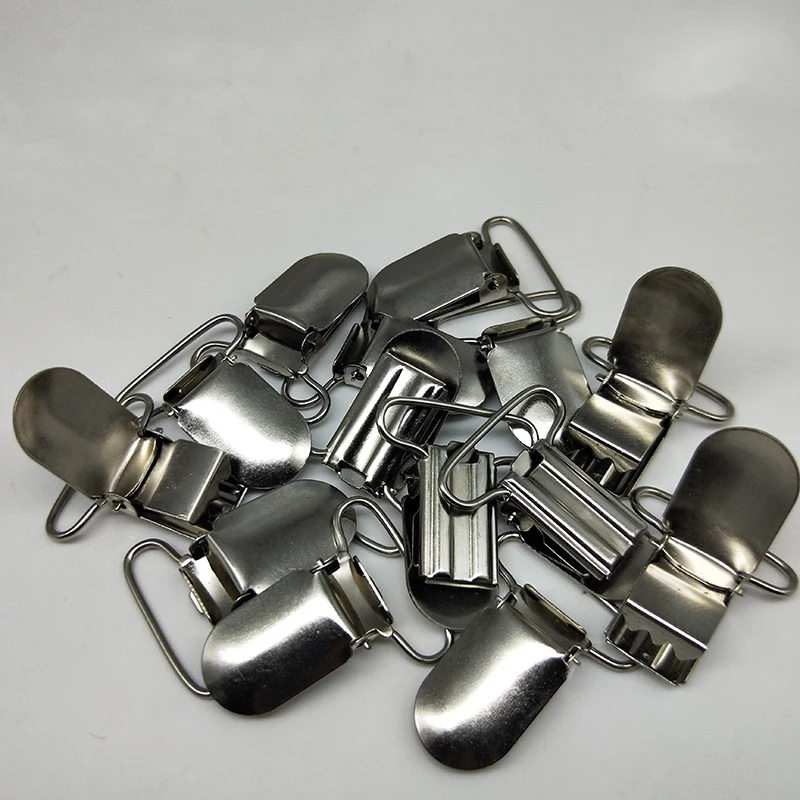 Metal Pacifier Suspender Clip Garment Clip Craft for Bib Clip Toy Holder Clothes Sewing Accessory 12 pcs/50 pcs/100 pcs