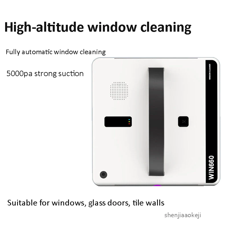 Window Vacuum Cleaner Smart window cleaning robot Remote Control High Suction Anti-Falling Washer Robot Sweeper 220V  75W
