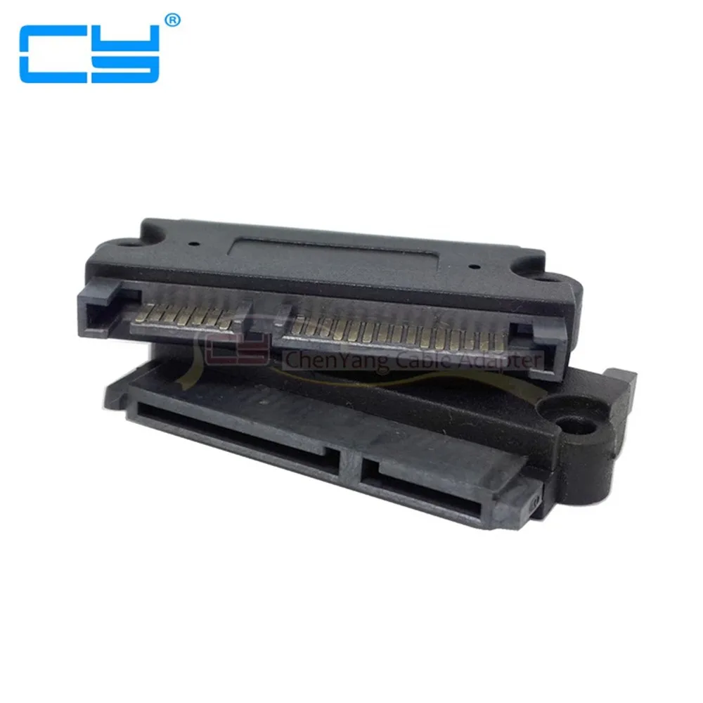 

3.5" & 2.5inch SATA 22Pin 7+15 Male to SATA 22P 7+15 Female extension convertor adapter with screw holes SATA adapter