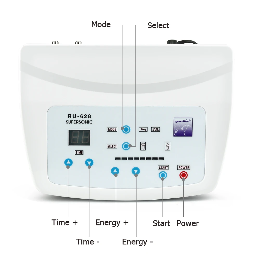 Ultrasonic Facial Skin Care Freckle Removal High Frequency Facial Lifting Anti Aging Facial Ultrasonic Beauty Machine