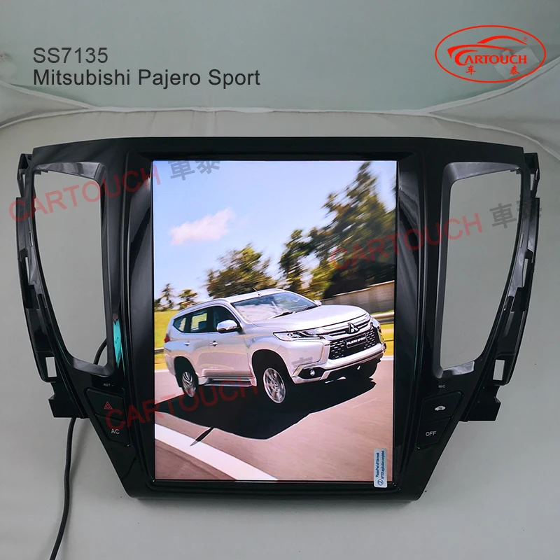 For Mitsubishi Pajero Rockford Sport L200 Radio Android Car Multimedia GPS DVD Player Carplay Android AUTO Bluetooth 5.0 HD CAM