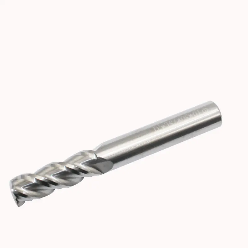 1PC mill aluminium 3mm 4mm 5mm 6mm 8mm 10mm Mill End Extra Long HRC60 3Flute Tungsten Carbide Milling Cutter Endmills Tool for